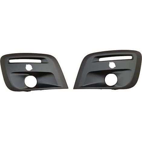 Grilles de pare-choc avant noires avec trou anti-brouillard et radar kit Citroen Berlingo 2015-2018