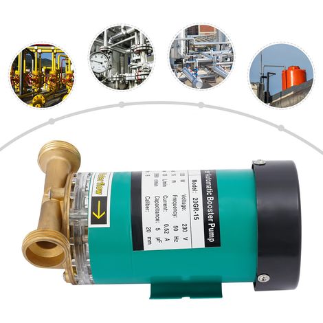 120W Druckerhhungspumpe Automatik Water Pressure Booster Wasserdruckpumpe 50ft