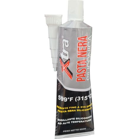 PASTA NERA SILICONICA GUARNIZIONI MOTORI AUTO MOTO SILICONE MASTICE RICAMBI (1/3)