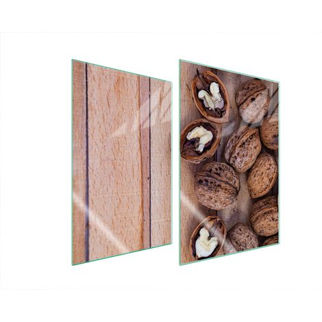 PIASTRA PROTETTIVA IN VETRO PER CUCINA 2x35x52 DADI (1/5)