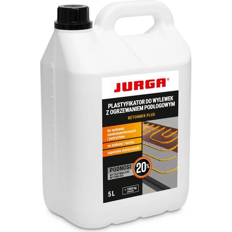 Jurga Betonmix Plus 5l Weichmacher für Estrich mit Fußbodenheizung