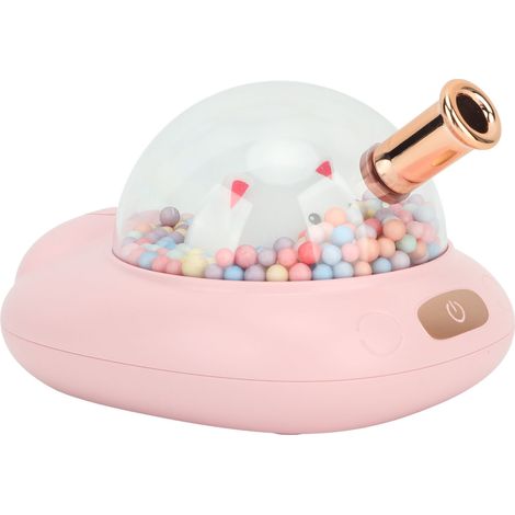 Veilleuse mignonne en forme de char, tactile, réglable, douce pour les yeux, rechargeable par USB, lumière LED rose, cadeau (1/5)