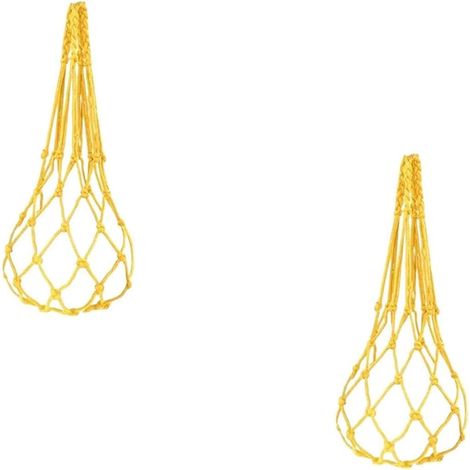 2pièces Filet Pour Légumes Et Fruits Suspendu Pour Poules Et Volailles Nourrisseur Pratique Et Réutilisable Résistant Pour Jardin Poulailler (1/5)