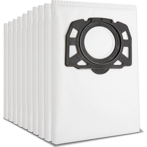 lot de 10 sacs d'aspirateur pour kärcher 2.863-006.0 sacs filtrants en non-tissé 487 wd4 wd5 wd6 wd5p wd6p premium mv4 mv5 mv6 sacs filtrants pour aspirateur humide et sec