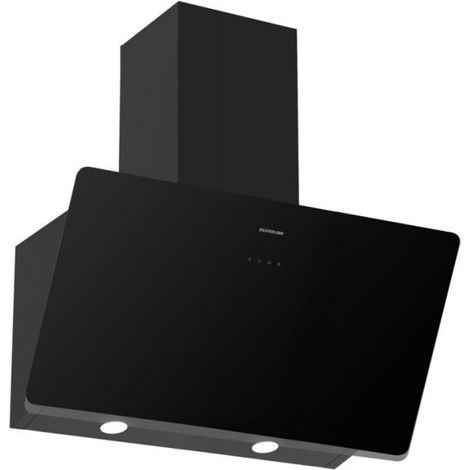 Silverline 3457 SOHO Cappa aspirante a parete 90 cm 627 m³-h Classe A 61 dB Touch colore Nero