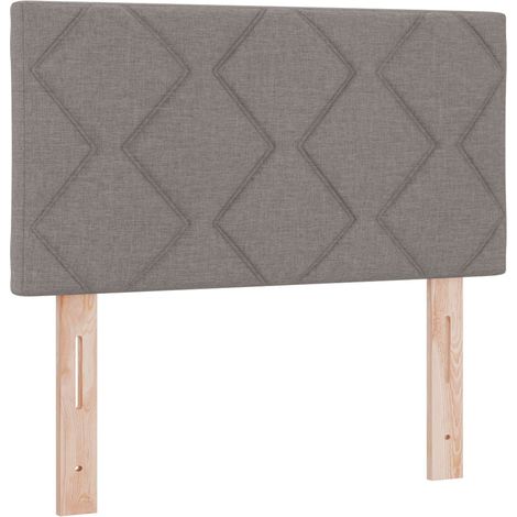 Maison Exclusive - Cabecero LED Taupé 80 cm tela