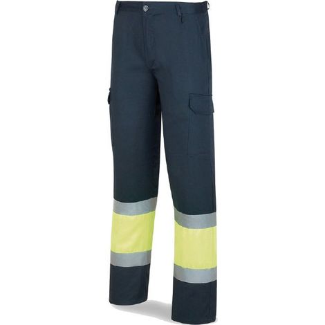 Pantalone Tergal ad alta visibilità Amari Blu Taglia 38