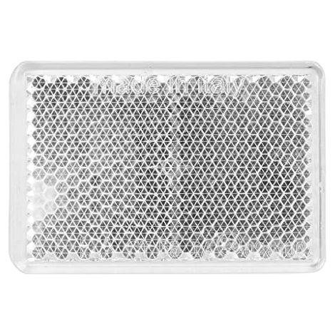 SPOTLIGHT CATADIOPTRE RECTANGULAIRE ADHÉSIF RÉFLECTEUR RECTANGULAIRE, CATAPHOTE - COLORIS : BLANC - DIMENSIONS : 57X39MM - FOR