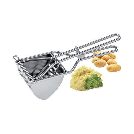 Eva 021601 - Schiacciapatate Professionale, Acciaio Inox, 30 CM