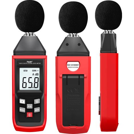 TASI TA8151 Digital Sound Level Meter SLM Household Noise Tester Professional High-Precision Noise Tester Handheld Sound Detector Decibel Monitor 30-130dB Acoustic Measurement Instrument