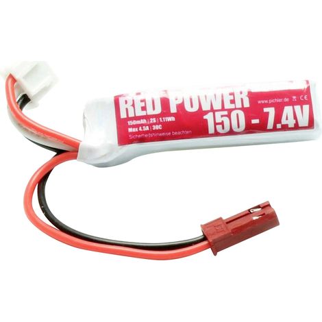 Red Power Pack de batterie (LiPo) 7.4 V 150 mAh Softcase JST