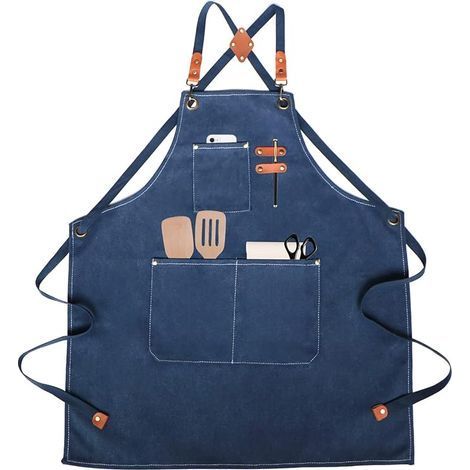 Tablier de Cuisine,Tablier de Travail,Tablier Barbecue,pour Barbecue, Restaurant, Jardin, Barbecue, Café (1/5)