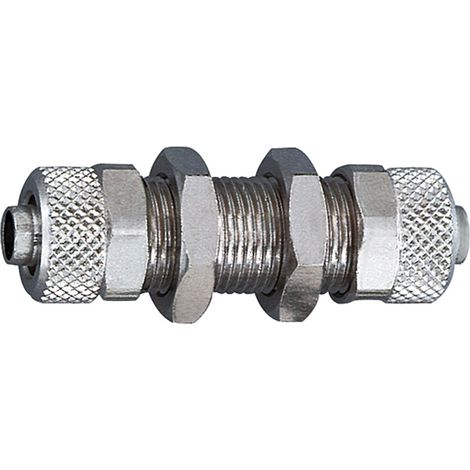 Riegler Schottverschraubung, M12x1,0, für Schlauch 8/6 mm, Messing vern. (1/3)