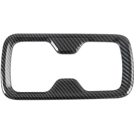 Accessoires de protection pour porte-gobelet avant en fibre de carbone pour Nissan Navara NP300 (2016-2019) : cadre, cache et autocollant. (1/3)