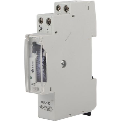 Minuterie automatique haute précision SUL180 24 heures avec voyant lumineux 110-250 V (1/5)