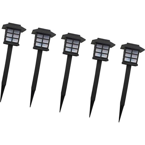 5 Pièces piquets solaires solar light Lumière de patio lampe solaire (1/5)