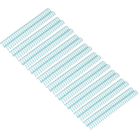 Lot de 10 anneaux à peigne pour reliure à 30 pages, en plastique, faciles à ouvrir et à fermer. Ajoute 19 mm au format A4. Vert clair. (1/5)