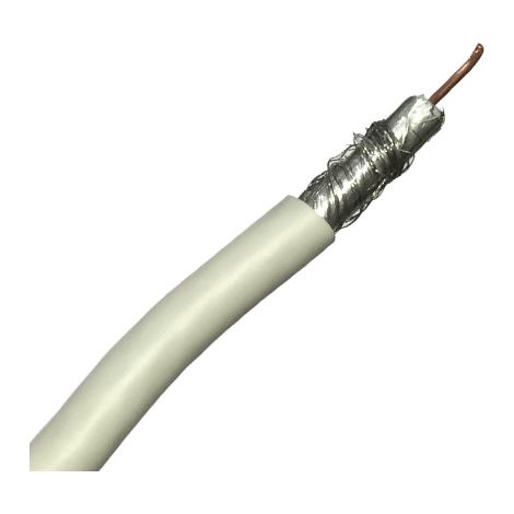 Bobina Coaxial PC100 6.6mm CU-AL 100 M Blanco (1/2)