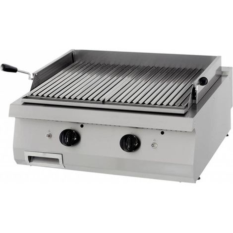 Grill en pierre de lave - Double unité - Gaz - Maxima (1/2)