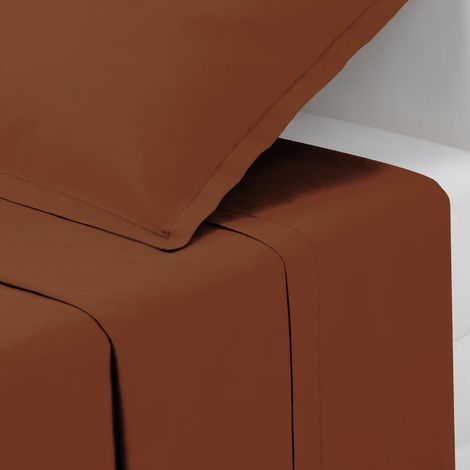 Drap Plat "Intérieur" 180x290cm Terracotta