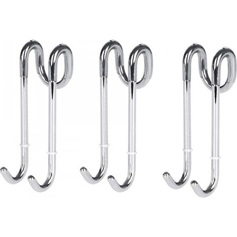 (3 pièces) Crochet de douche pour porte en verre–Crochets salle bain extrêmement légers – Pare-douche bain–À utiliser comme 3 pièces Verre (1/5)