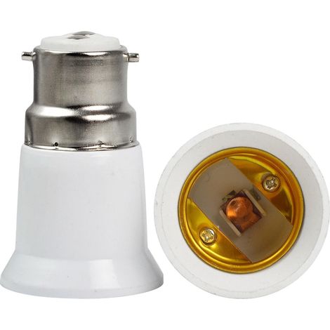 Adaptateur convertisseur douille B22 to E27 (transforme baionette en vis gros culot) (1/4)