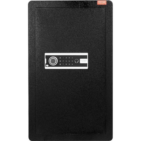 Coffre-fort à porte simple - 113 L - 3 modes de déverrouillage - Clé - Mot de passe - Empreinte digitale (1/5)