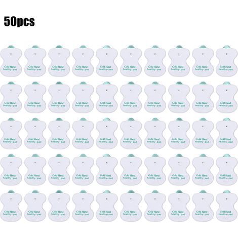 40/50/100 TENS electrodes with adhesive gel for massage and electrical muscle stimulation (EMS) devices - Electrical relaxation therapy 05864