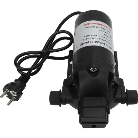 Pompe à membrane auto-amorçante 220 V, 11,3 l/min, 50 psi, pour voiture, camping-car, yacht, caravane et bateau. (1/5)