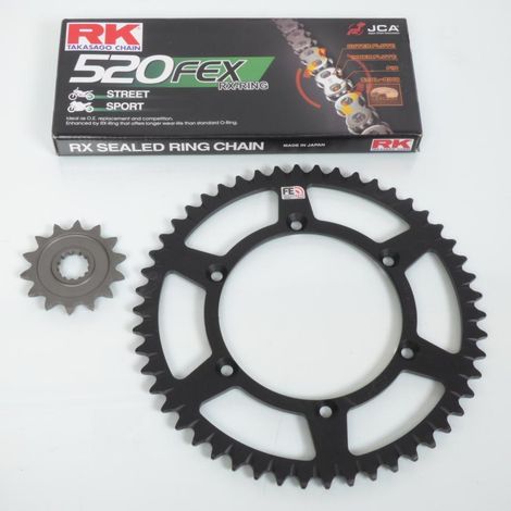 Kit chaîne France Equipement pour Moto Kawasaki 450 KLX 2007 à (1/2)