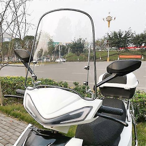 Pare-brise universel pour vélo et moto, pare-brise transparent haute définition pour PC, profil aérodynamique réglable. (1/5)