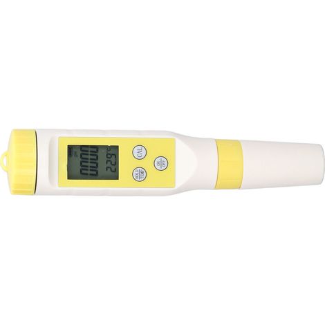 Penna per il test della qualità dell'acqua Bluetooth, monitor di pH e temperatura ad alta precisione con retroilluminazione, BLEP3 (1/5)