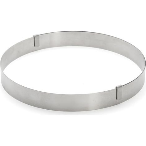 De Buyer Cerchio torte estensibile da cm. 18 a cm. 36 acciaio, 3040.03 (1/4)