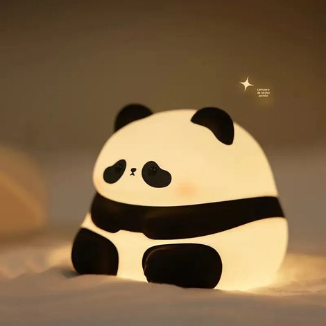 Veilleuse LED en silicone (Fleur de panda) avec capteur tactile (1/4)