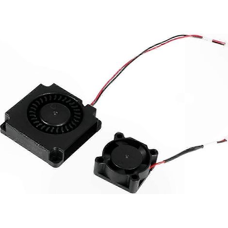 24-V-Gleichstromlüfter für 3D-Drucker, Kombipack 4010 Radial- und 2510 Axiallüfter, Kühlkörper und Extruderkühlung, Doppellüfter (1/4)