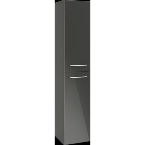 Villeroy & Boch Avento Armoire haute, 2 portes, charnières à