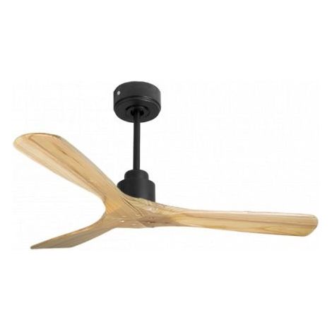 Tenerife de KlassFan - Super destratificateur et ventilateur DC 132 cm Gris basalte pales bois clair sans Lumière  25 à 40 m² (1/4)