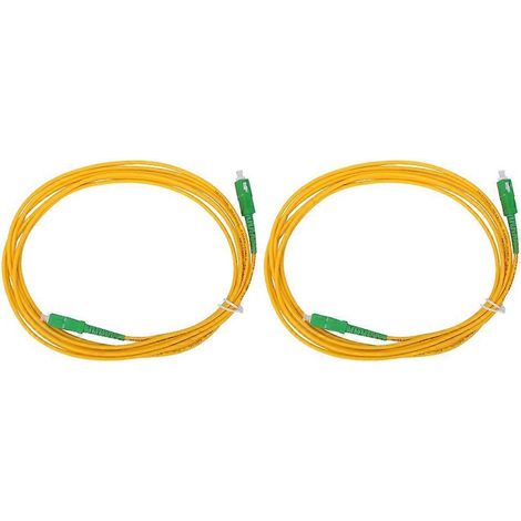 Stück Glasfaser-Patchkabel, Singlemode & Single Core SC/APC SC/APC SM-G652D OS2, 3 Meter