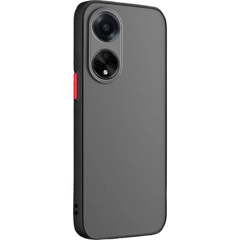 Funda para Oppo A38 / A18, Fusion Hybrid, con protección para la cámara, mate / negro (1/5)