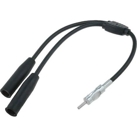 Adaptateur Antenne 2xDIN Femelle vers 1xDIN male