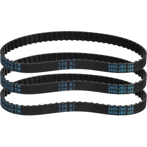 Pcs 128XL 037 Timing Belt 64 Teeth Rubber Toothed Gear Belt, Width 0.37", Pitch 0.20" Timing Belt (1/5)
