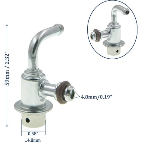 Kraftstoffeinspritzdruckregler 158-0563 RP184002 PR310 für Honda Civic 01-04 (1/4)