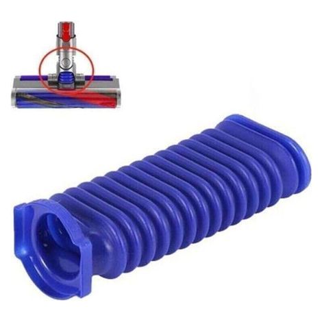 V15 Hose Tube Blue Replacement Parts Compatible with Dyson V15 V11 V10 V8 V7 V6 Robot Vacuum Cleaner Soft Velvet Roller Cleaner Head Hose Accessories (1/4)