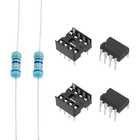 2 jeux de puces TNY266PN (7 broches/résistance 47 ohms 3 watts/prise) pour la réparation de lave-vaisselle, lave-linge et sèche-linge. (1/5)