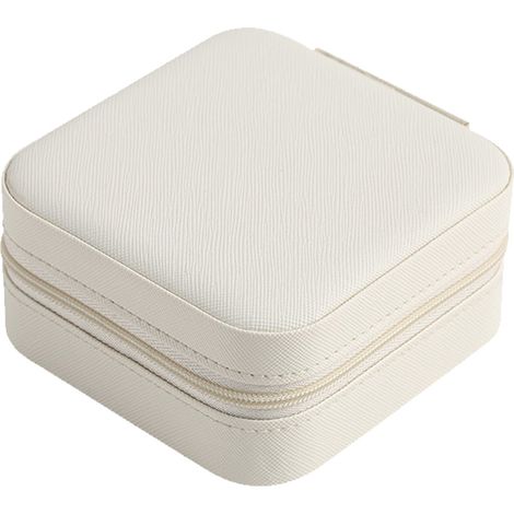 Boite À Bijoux Voyage - Organiseur Portable Pour Boucles D'oreilles Colliers Anneaux - Rangement Compact Avec Compartiments Séparés - 1 Pièce (1/5)