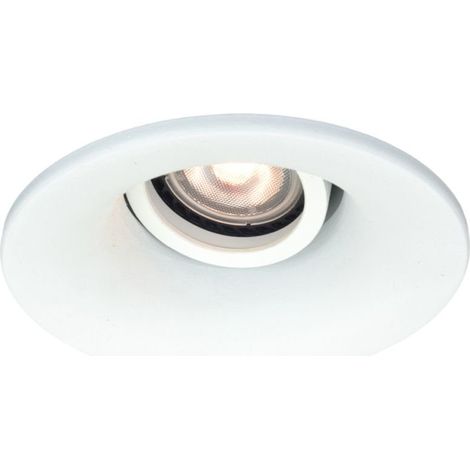 Faretto incasso tondo 11,5cm orientabile bianco GU10 Italux