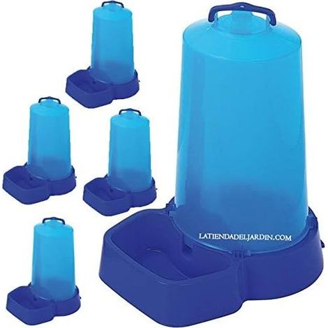 5 Stück Trinkflasche für Hunde, Katzen und andere Tiere. Hergestellt aus Kunststoff, 12 Liter, 25x46 cm
