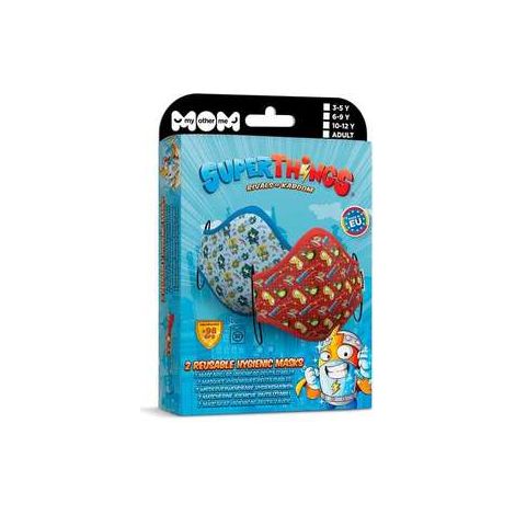 SET 2 MASCARILLAS SUPER ZINGS 10-12 AÑOS