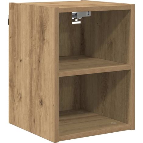 Armario colgante moderno interior almacenamiento espacioso 30 x 29,5 x 40 cm de madera contrachapada roble artesanal 020053456 (1/5)