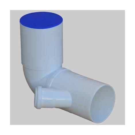 CURVA WC PROLUNGATA BIANCA ATTACCO BICCHIERE SX O DX ORIENTABILE  110x40     WAVIN